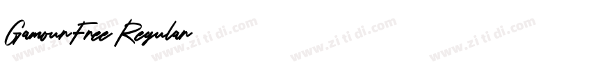 GamourFree Regular字体转换